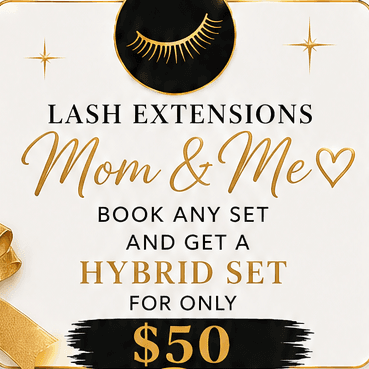 Mom & Me lash lifts at Mizpacio Body & Beauty studio in Hidalgo, TX